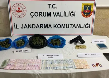Çorum’da uyuşturucu operasyonu