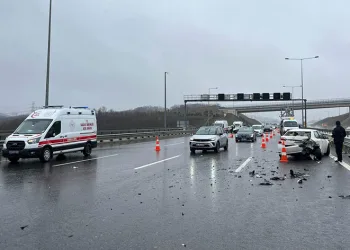 Kuzey Marmara Otoyolu’nda zincirleme kaza