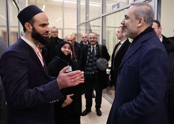Bakan Fidan, Arnavutluk’ta Namazgah Camii’ni ziyaret etti