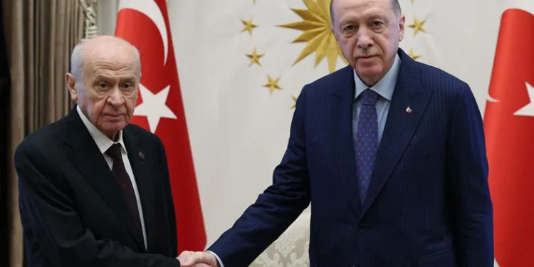Cumhurbaşkanı Erdoğan, Bahçeli görüştü