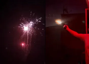 Bursa yeni yıla havai fişekler ve silah sesleriyle girdi