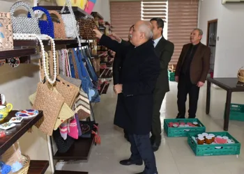 Ev hanımları için özel iş yeri açıldı