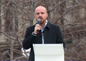Bilal Erdoğan tarihi yürüyüşte konuştu