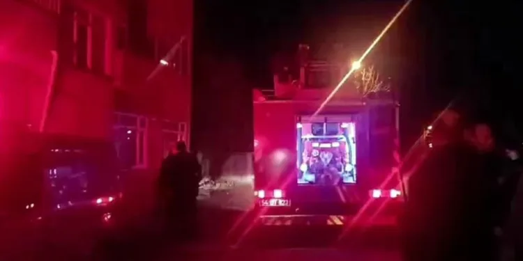 Dakikalar önce ayrıldığı evde yangın çıktı