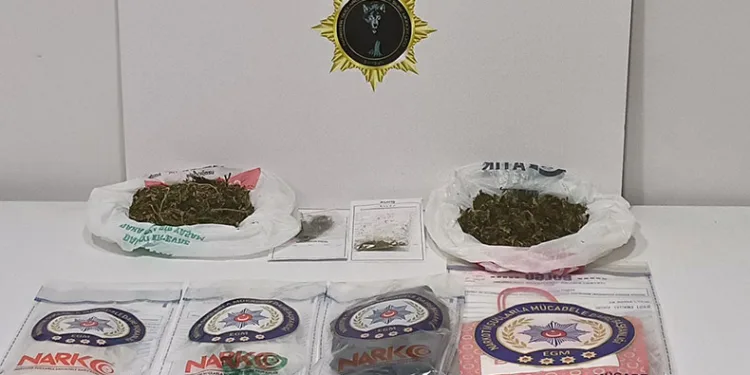 Samsun’da esrar ele geçirildi