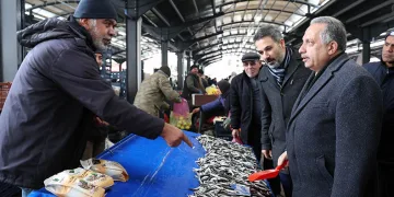 Başkan Yalçın’a ilgi yoğun