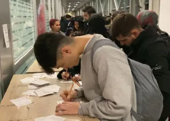 Sarp Sınır Kapısı’nda yılbaşı yoğunluğu