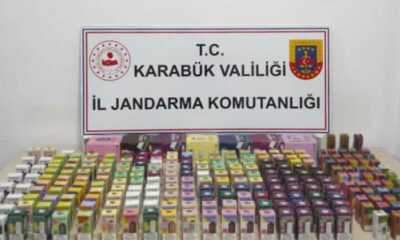 Karabük'te kaçak elektronik sigara operasyonu