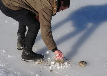 Bitlis’te göletler dondu