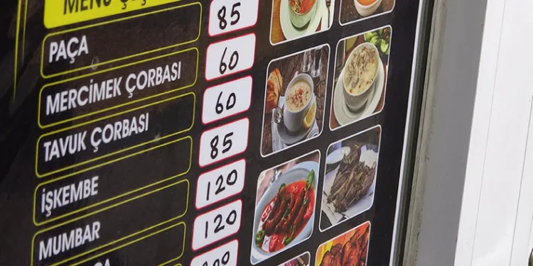 İş yerleri fiyat listelerini asmaya başladı