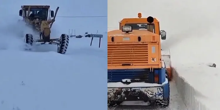 Kars’ta kapalı köy yolları açılıyor