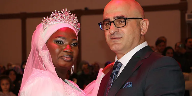 Afrika’dan Rize’ye gelin geldi