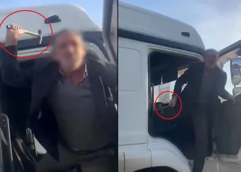 Trafikte tartıştığı adama çekiçle saldırdı
