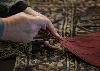 Kabe kapısı örtüsünün bakımı tamamlandı