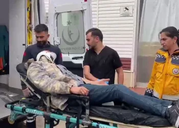 Otomobil şarampole yuvarlandı