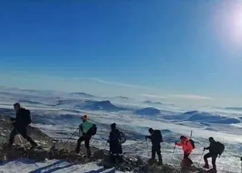 Sarıkamış Şehitleri için Allahuekber Dağı’na tırmandı