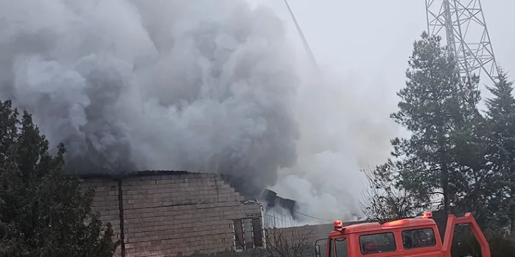 Diyarbakır’da depo yangını