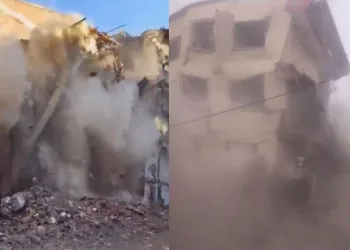 Hasarlı binaların yıkımları sürüyor