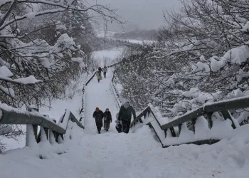 Doğa harikasını görmek istediler: Trafik kilitlendi