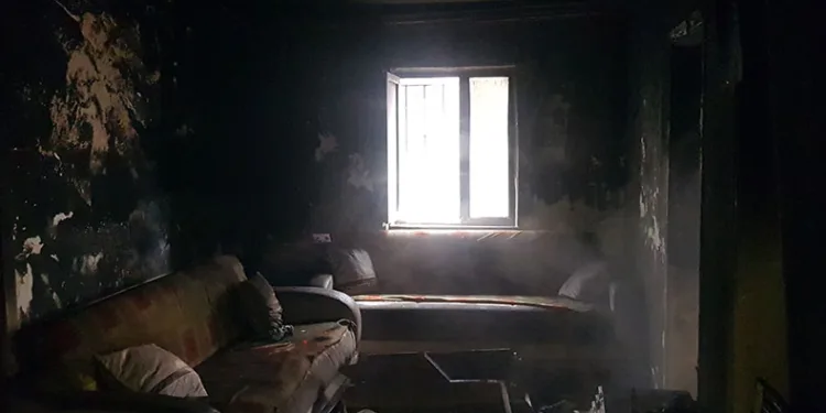 Müstakil evde çıkan yangın korkuttu