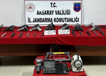 Kaçak silah ticaretine jandarma darbesi