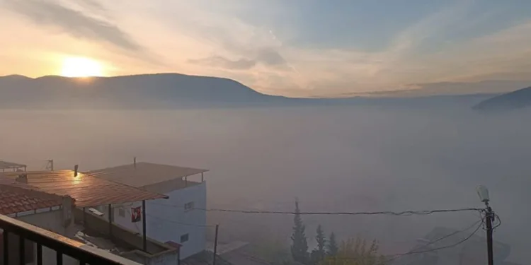 Milas’ta sis etkili oldu