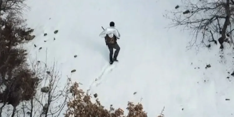 Tunceli’de kaçak avcı, drondan kaçamadı