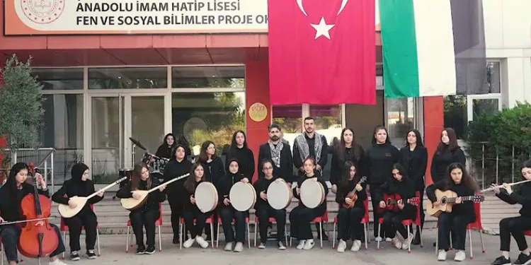 Filistinli çocuklar için söylediler