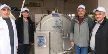 Yüzde 50 hibeli soğuk süt tankı