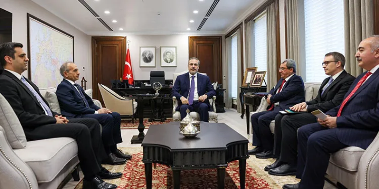Bakan Fidan Başkan Turan’ı ağırladı