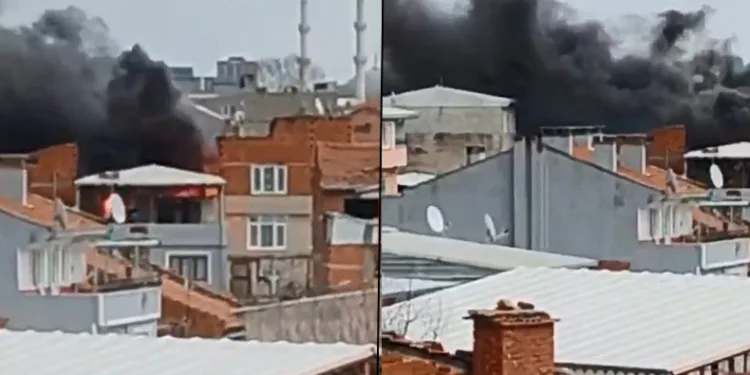 Bursa’da çatı yangını mahalleliyi ayağa kaldırdı
