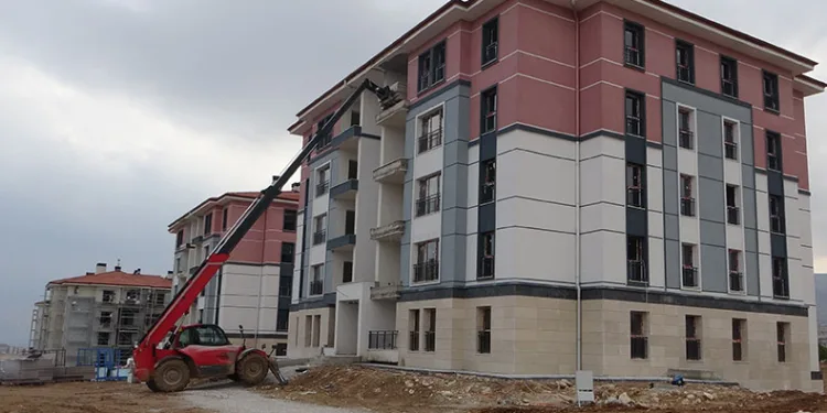 Deprem konutlarında sona doğru