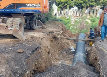 Bodrum Gündoğan’daki alt yapı sorunları çözülüyor
