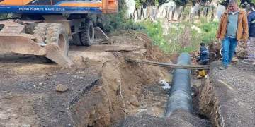 Bodrum Gündoğan’daki alt yapı sorunları çözülüyor