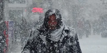 Van’da kar manzarası