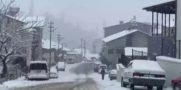 Çelikhan’da yoğun kar yağışı
