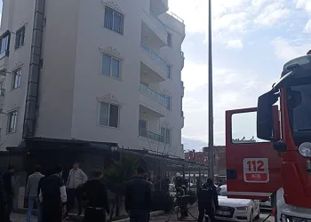 İş yerinde çıkan yangın korkuttu
