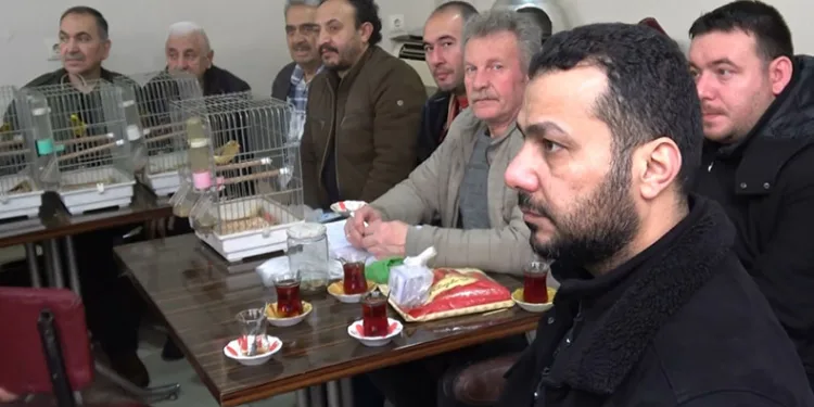 Kuş meraklıları mezatta buluşuyor