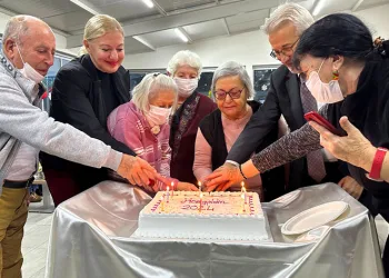 Huzurevinde yeni yıl coşkusu