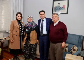Şehit ailesini yalnız bırakmadılar