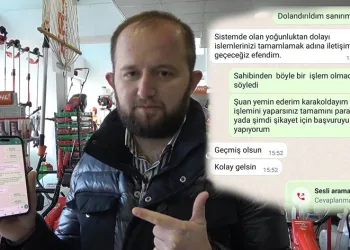 Dolandırdığı vatandaşa “geçmiş olsun” mesajı attı