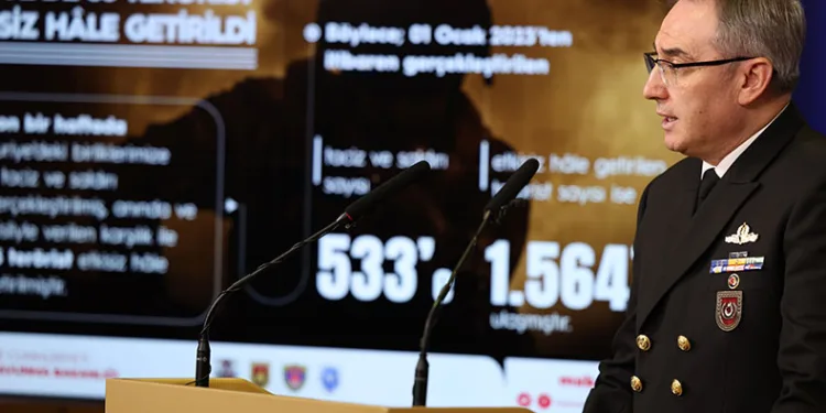 45 terörist etkisiz hale getirildi