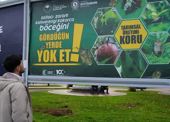 Kahverengi kokarcayla mücadele billboardlarda