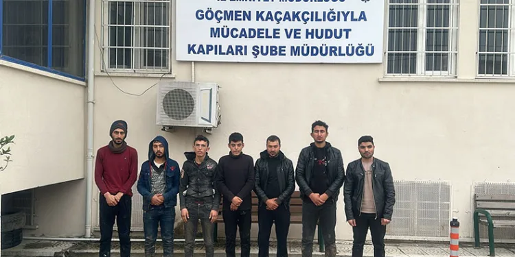 Göçmen şahıslar polis ekipleri tarafından yakalandı
