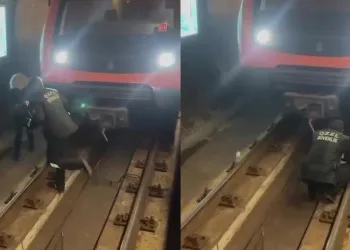 Metro’da intihar girişimi
