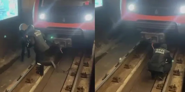 Metro’da intihar girişimi