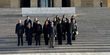 KKTC Cumhuriyet Meclisi heyeti Anıtkabir ziyaret etti