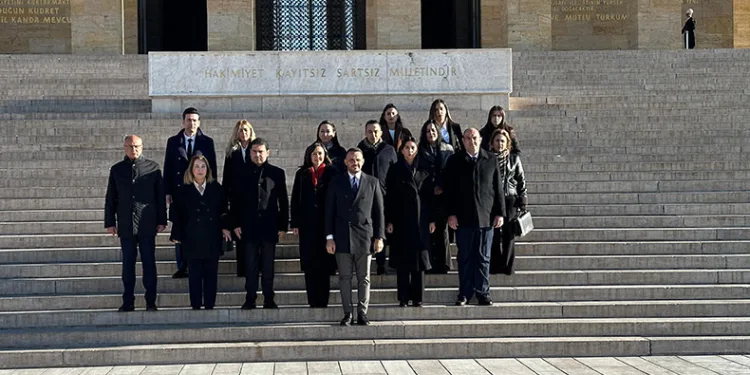 KKTC Cumhuriyet Meclisi heyeti Anıtkabir ziyaret etti