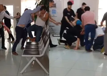 Doktorları darp eden çift hakim karşısında