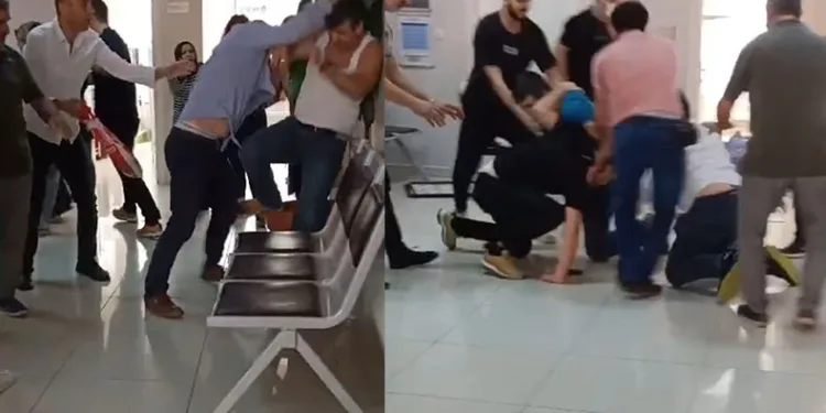 Doktorları darp eden çift hakim karşısında